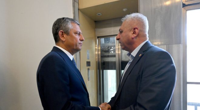 Özgür Özel, EMEK Partisi ile görüştü